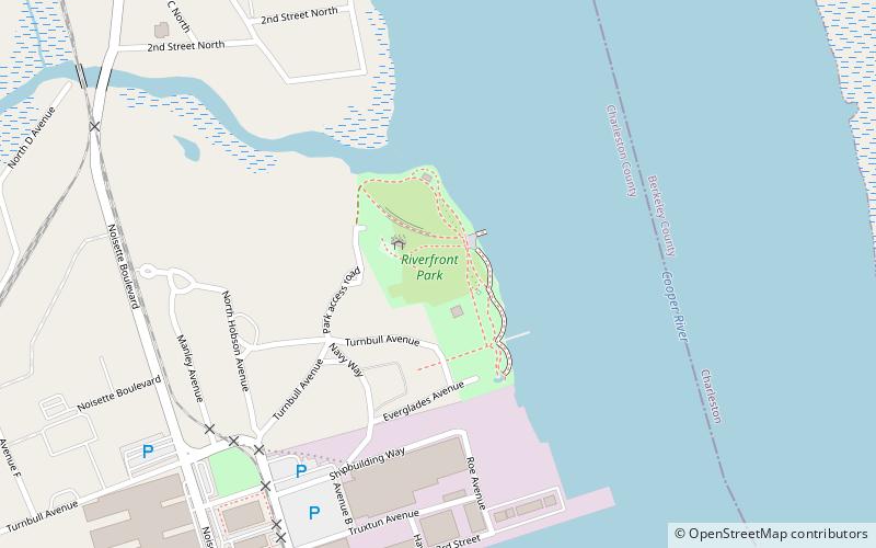 riverfront park north charleston location map