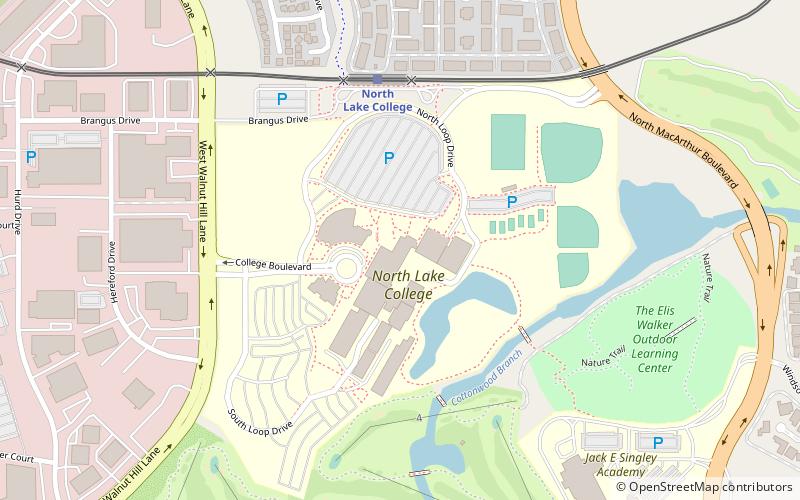 north lake college irving location map