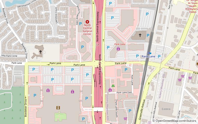 Park Lane location map