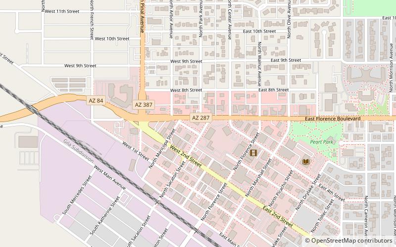 Casa Grande Woman's Club Building location map