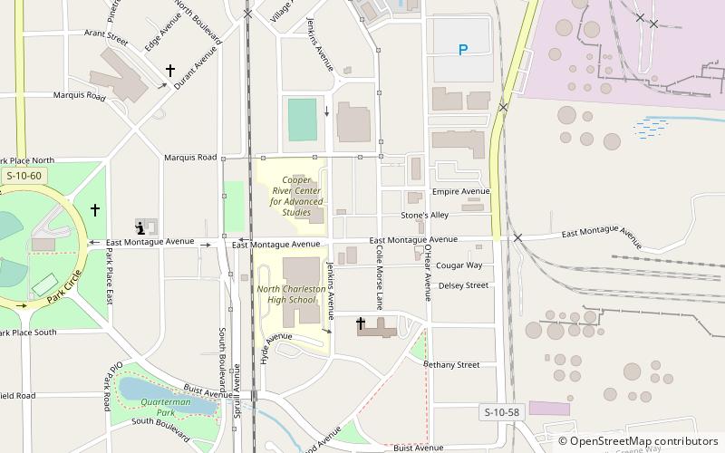 south of broadway theater north charleston location map