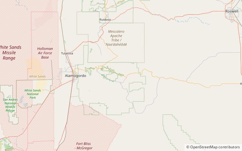itelescope observatory bosque nacional lincoln location map