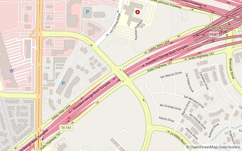 Las Colinas Vision Center location map