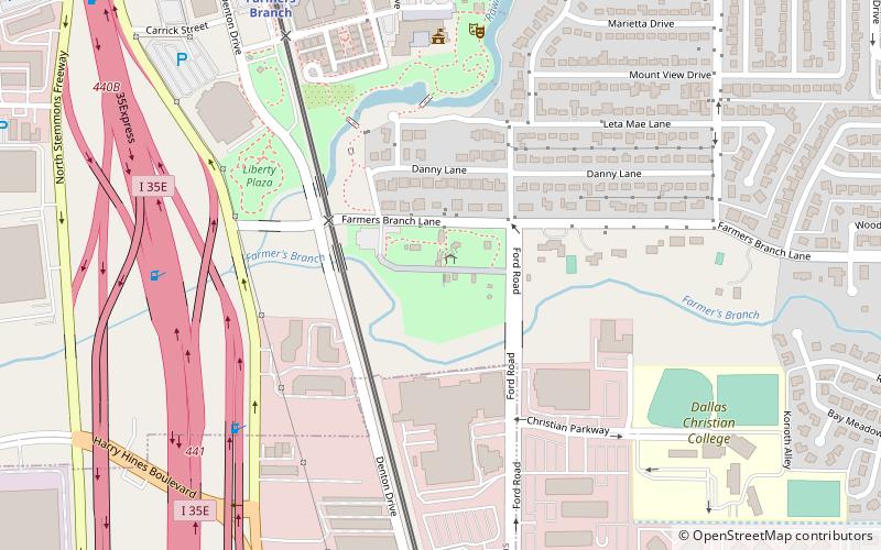 Farmers Branch Historical Park location map