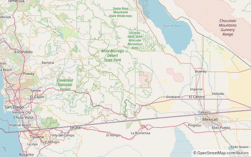 Mud Caves location map