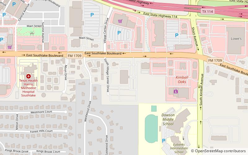 The King's University location map