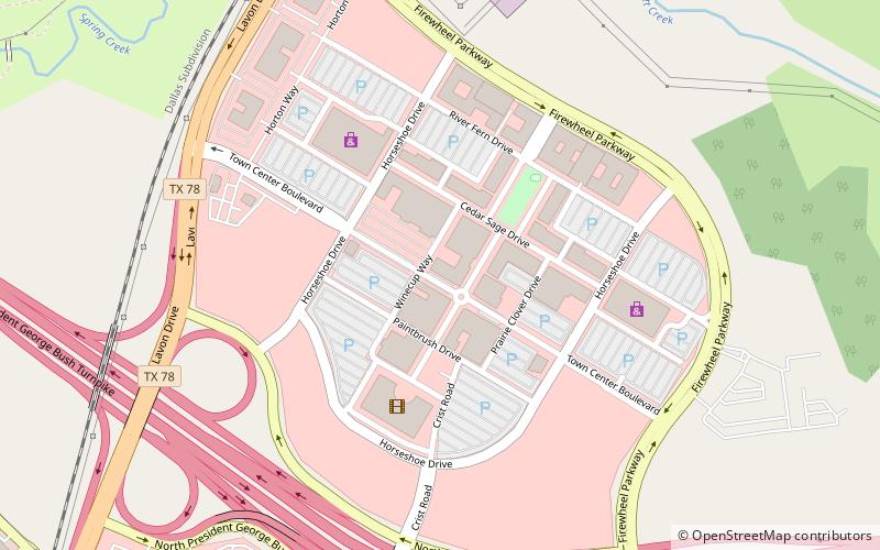 Firewheel Town Center location map