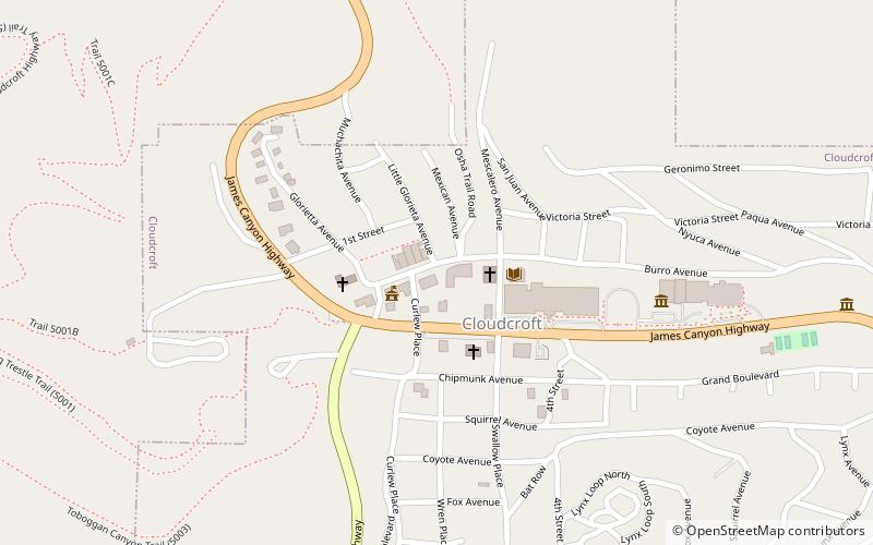 The Burro Street Exchange - Cloudcroft location map