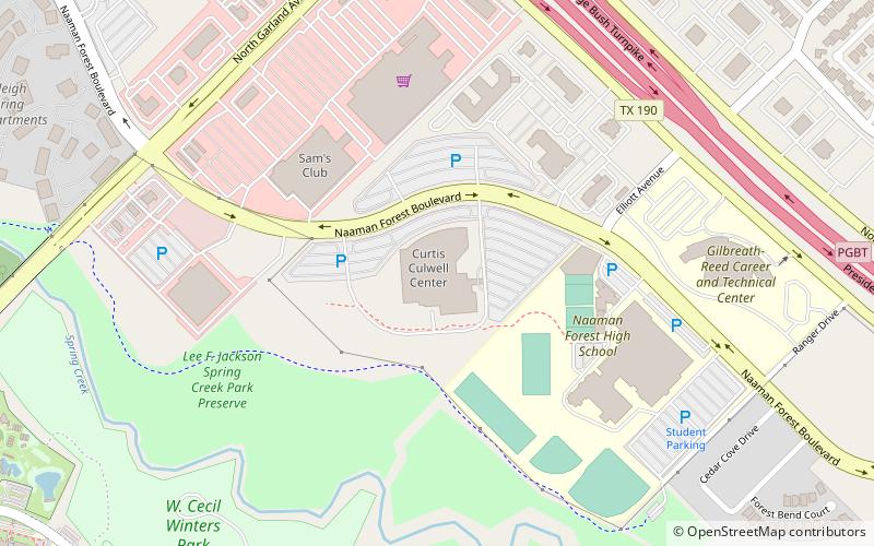 Curtis Culwell Center location map