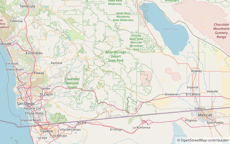 carrizo valley park stanowy anza borrego desert location map