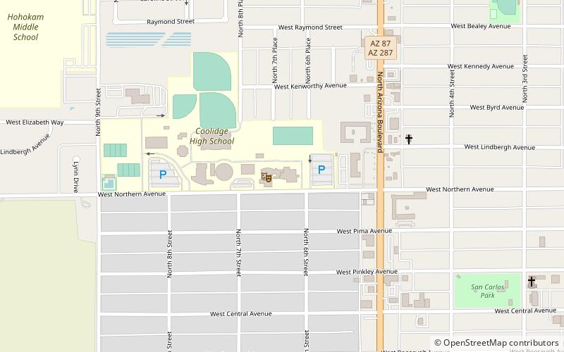 Coolidge High School Performing Arts at Coolidge Performing Arts Center location map