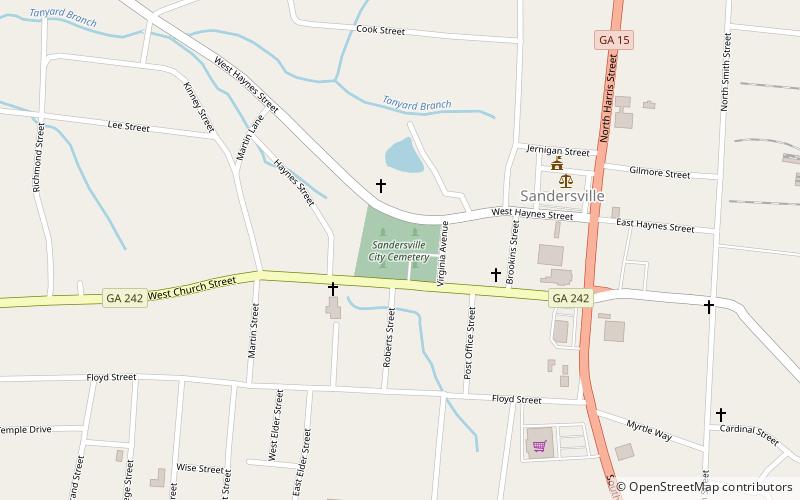 City Cemetery location map