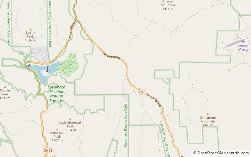 Upper Green Valley location map