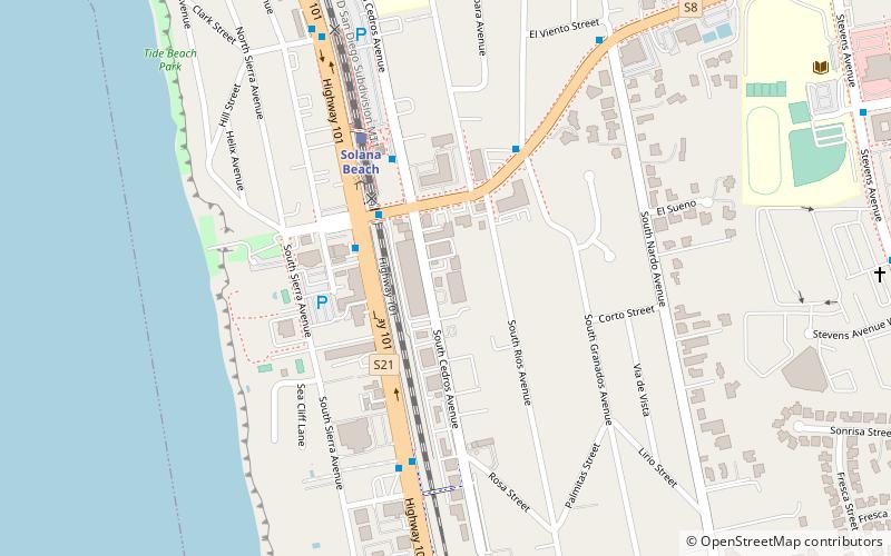 Solana Beach location map