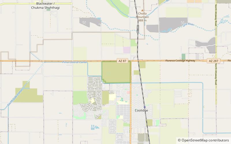 Casa Grande Ruins National Monument location map