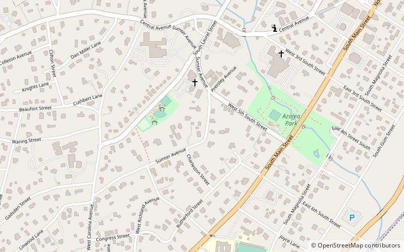 Summerville Historic District location map