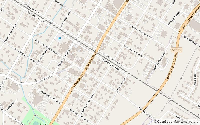 Summerville-Dorchester Museum location map