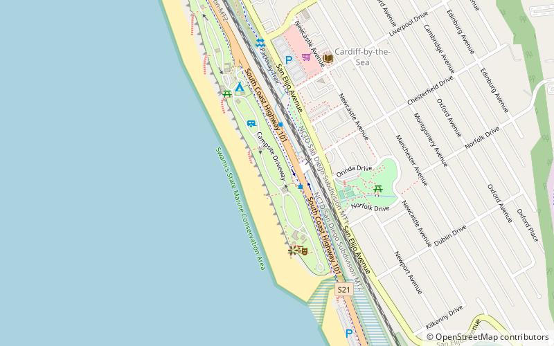 Cardiff Kook location map