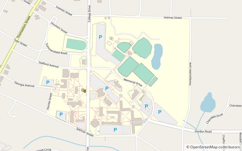 Gordon State College location map