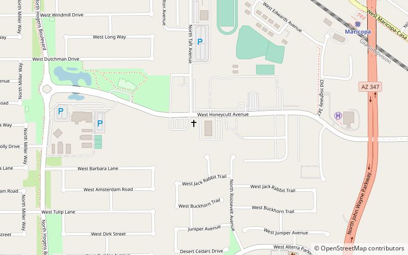 The Church of Jesus Christ of Latter-day Saints Honeycutt Ave Maricopa AZ location map