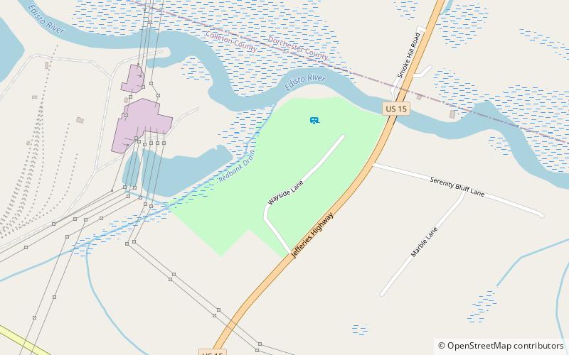 Colleton State Park location map