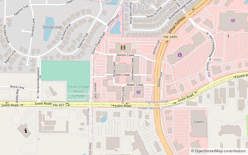 Highland Village location map