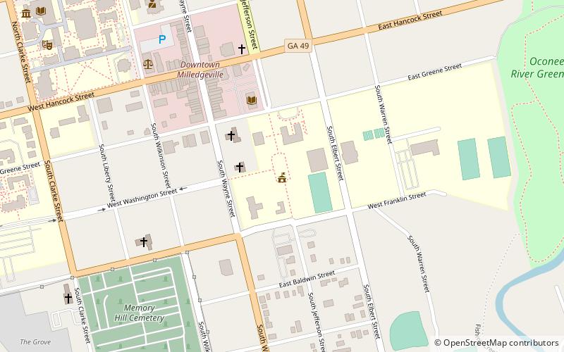 Old State Capitol location map
