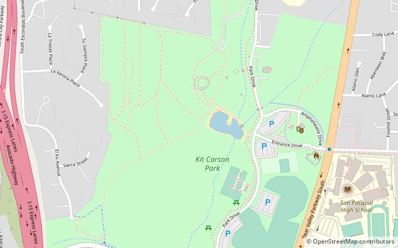 kit carson park escondido location map