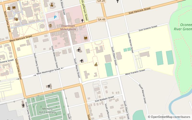 Georgia Military College location map