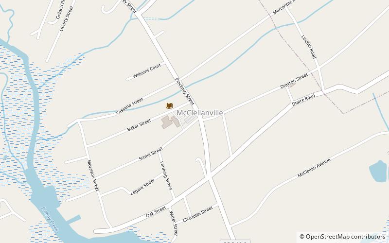 mcclellanville historic district location map