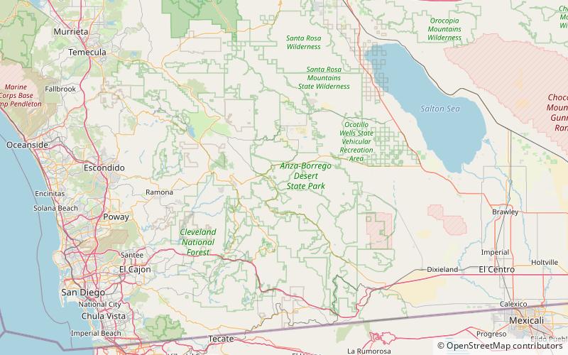 North Pinyon Mountains location map