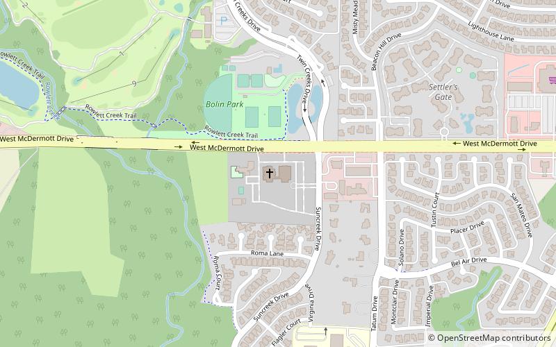 suncreek united methodist church allen location map