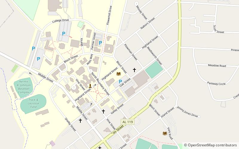 Charmichael Library location map