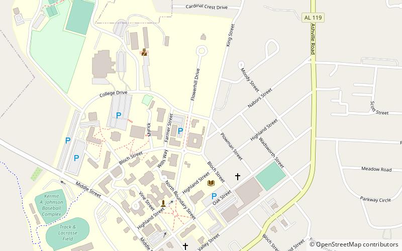 Edmund King House location map