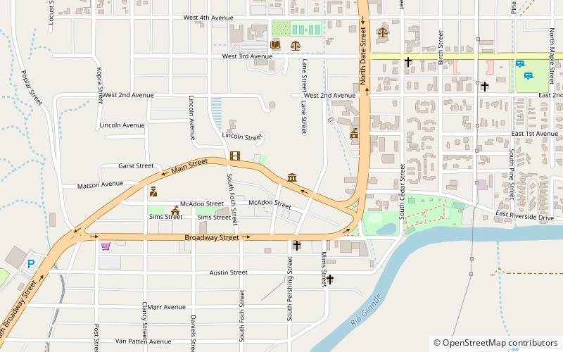 Geronimo Springs Museum location map