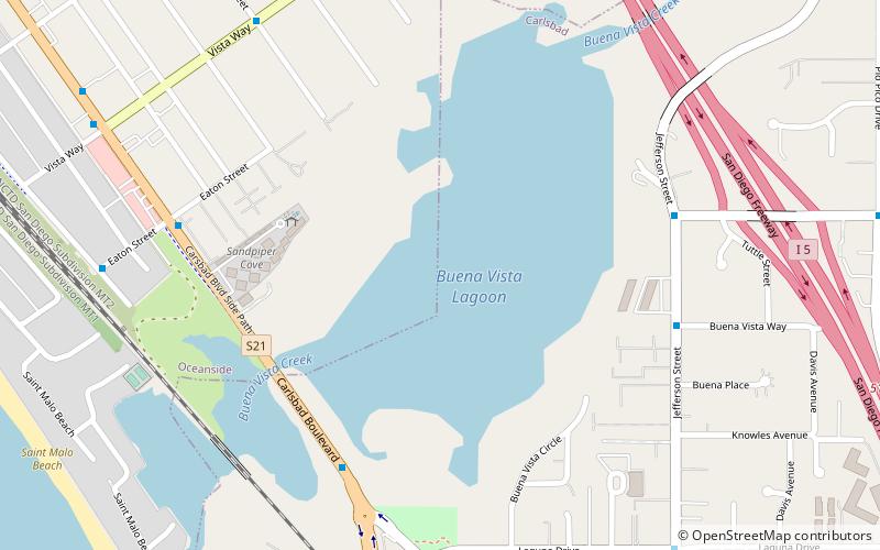 Buena Vista Lagoon location map