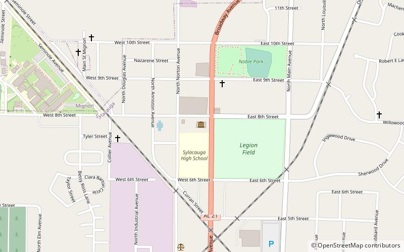 B. B. Comer Memorial Library location map