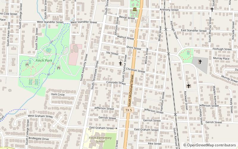 Bingham House location map