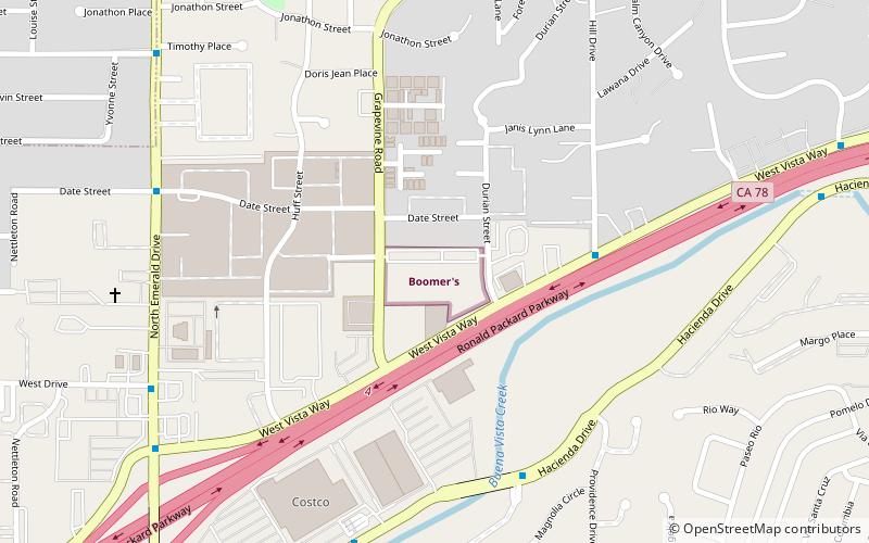 Boomers! Vista location map