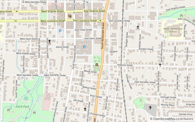 Chestnut Square Historic Park location map
