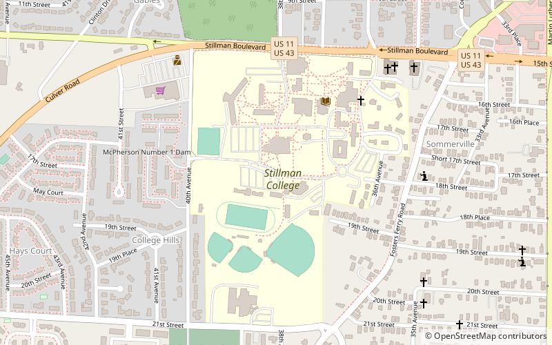 Stillman College location map