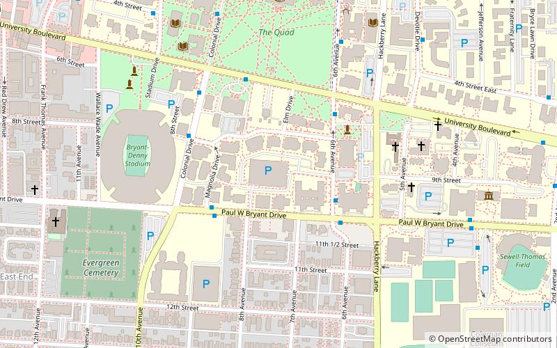 Denny Field location map