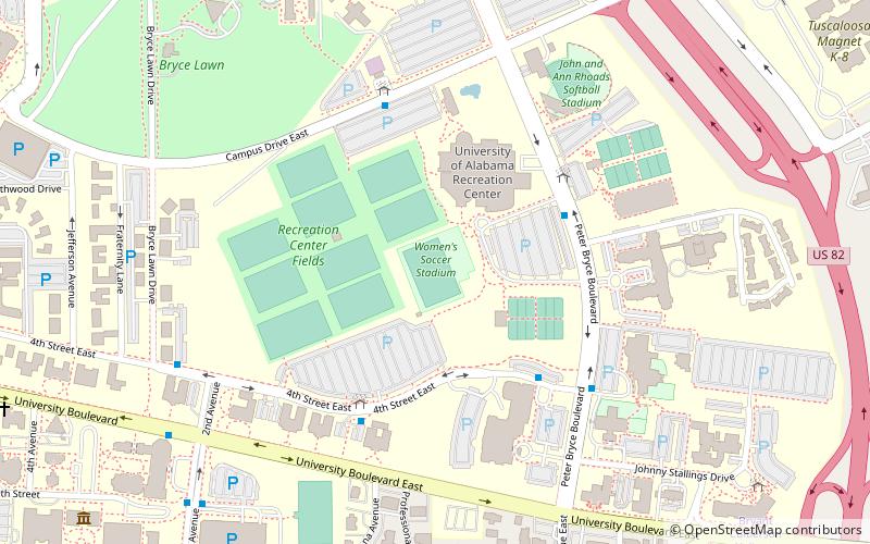 ULM Soccer Complex location map