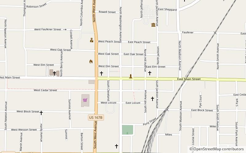 El Dorado Confederate Monument location map