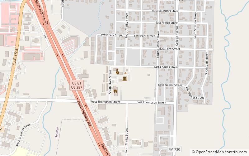 Wise County Heritage Museum location map