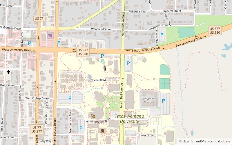 Stark Hall location map