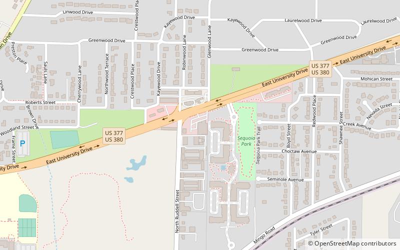 University Lanes location map