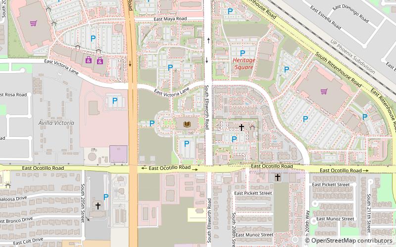 Queen Creek Library location map