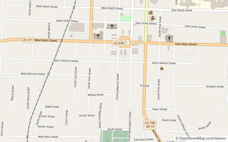 Columbia County Jail location map