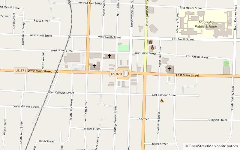 Columbia County Courthouse location map